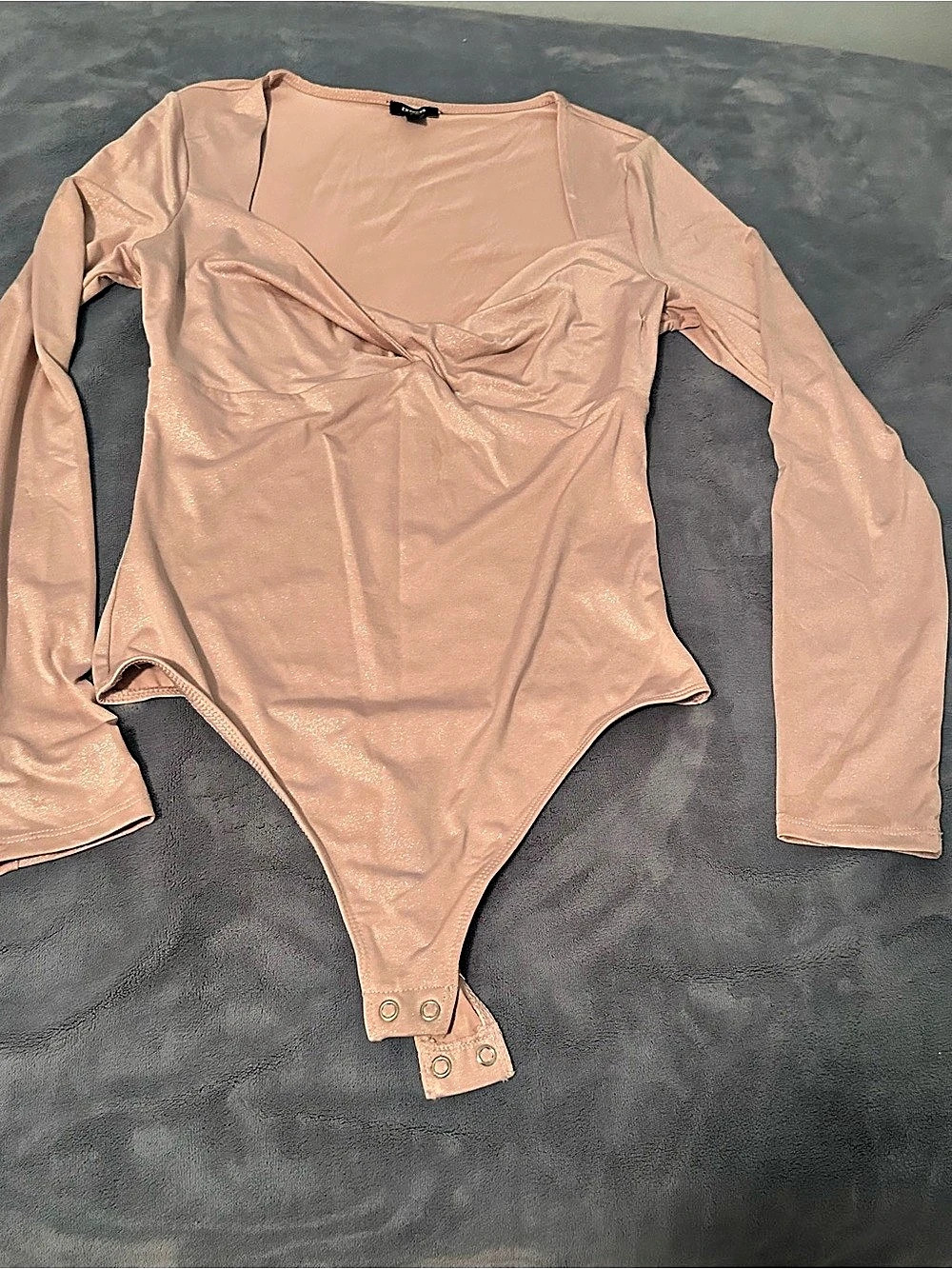 Express Body Contour Long Sleeve Bodysuit